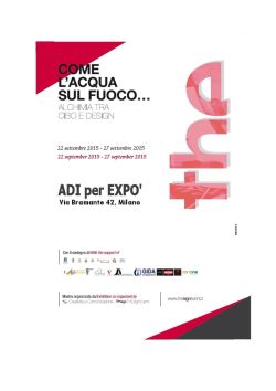 LAPILLI Flyer mostra Milano