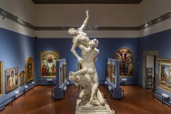 Sala del Colosso Giambologna Ratto delle Sabine Foto Guido Cozzi 250