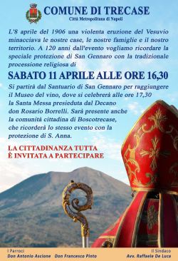 Locandina Processione San gennaro 11 4 2026 250
