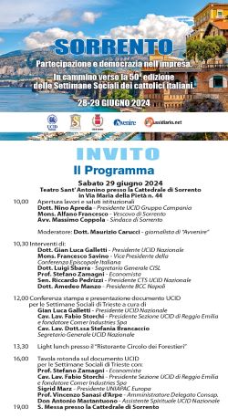 Ucid programma 29 giugno 250